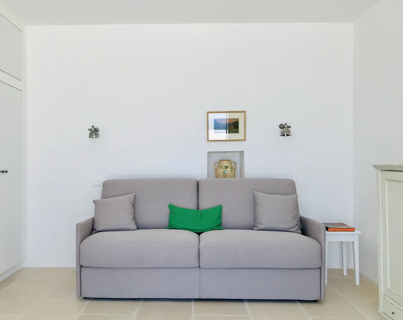Top-floor room with double sofa bed
