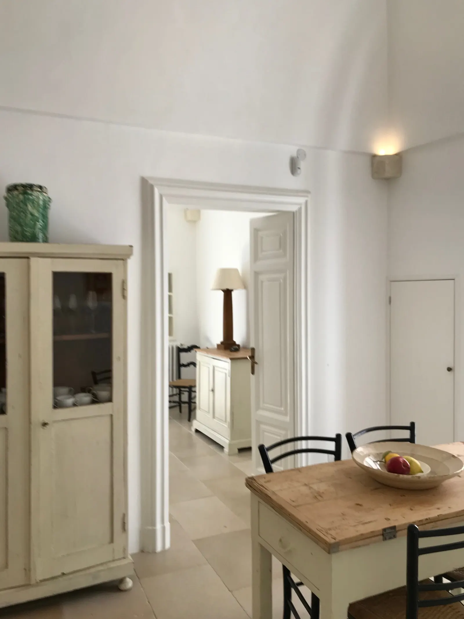 Kitchen dresser and table