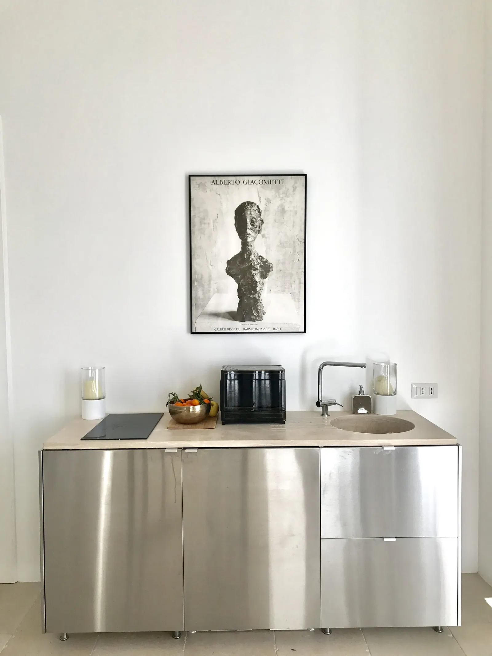 Winter kitchen in the sitting room