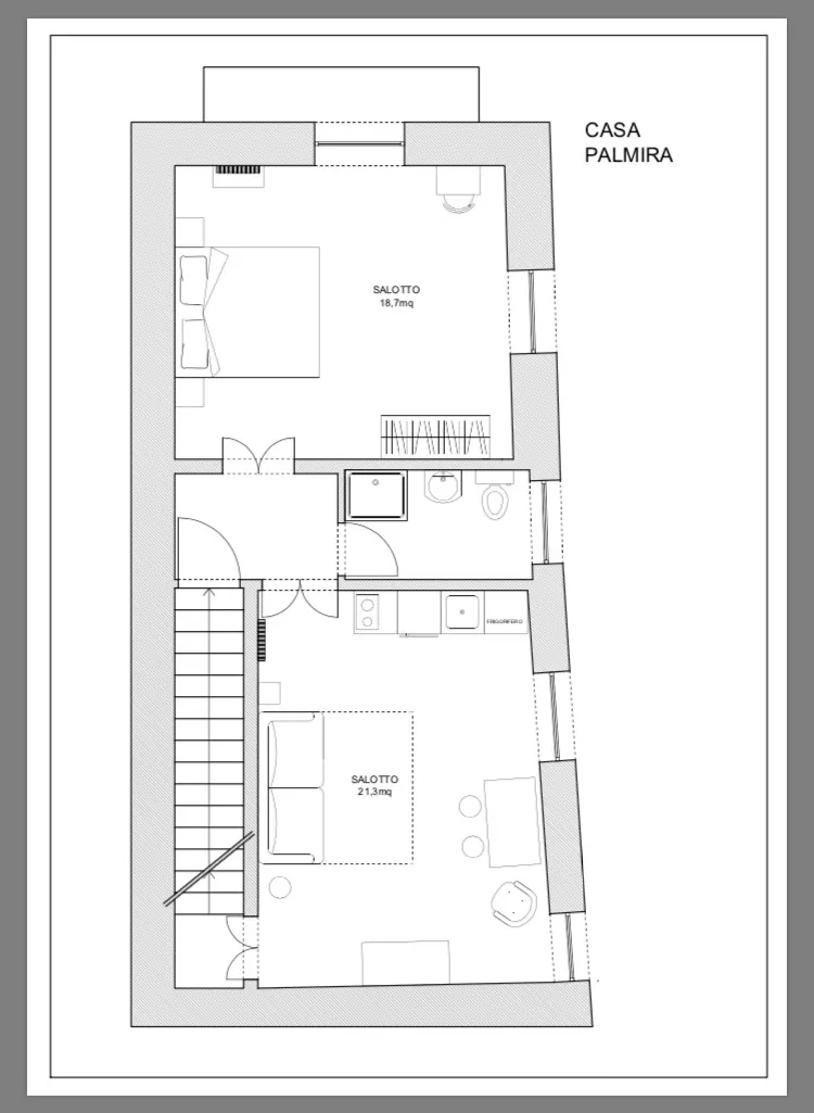 Floor plan of the apartment